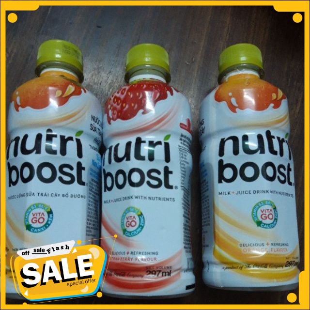 Combo 6 Chai Sữa Trái Cây Nutri Boost 297ml