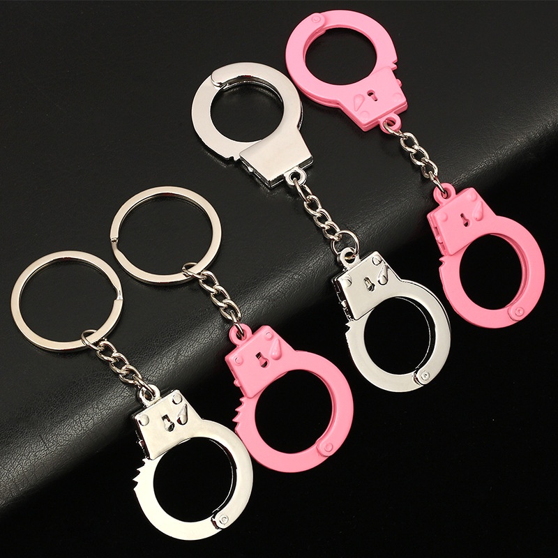 Còng Tay Đồ Chơi mini Bằng Thép Không Gỉ Sáng Tạo Thời Trang Cho Cặp Đôi