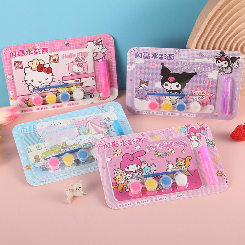 Daniels Sách Tô Màu Nước Bằng Giấy Thủ Công diy Dành Cho Trẻ Em