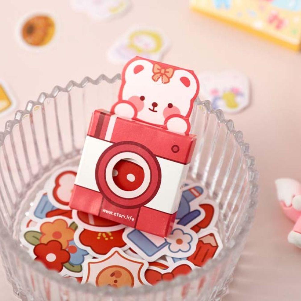 Adames Đề Can Dán Trang Trí Hình Gấu Hoạt Hình graffiti Chống Thấm Nước diy