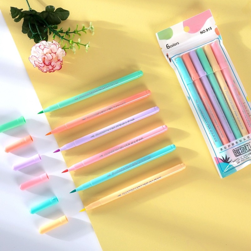 Set 6 Bút Lông Đầu Mềm Vẽ Màu Nước Nghệ ThuậtJD CO TH