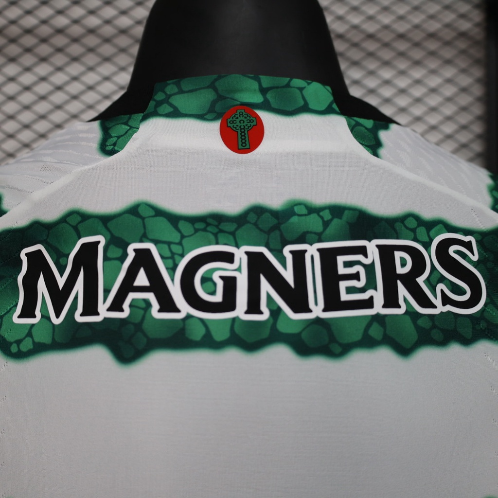 Áo Thun Bóng Đá Tay Ngắn Màu Xanh Lá celtic 2324 Thiết Kế Mới Cao Cấp Thời Trang