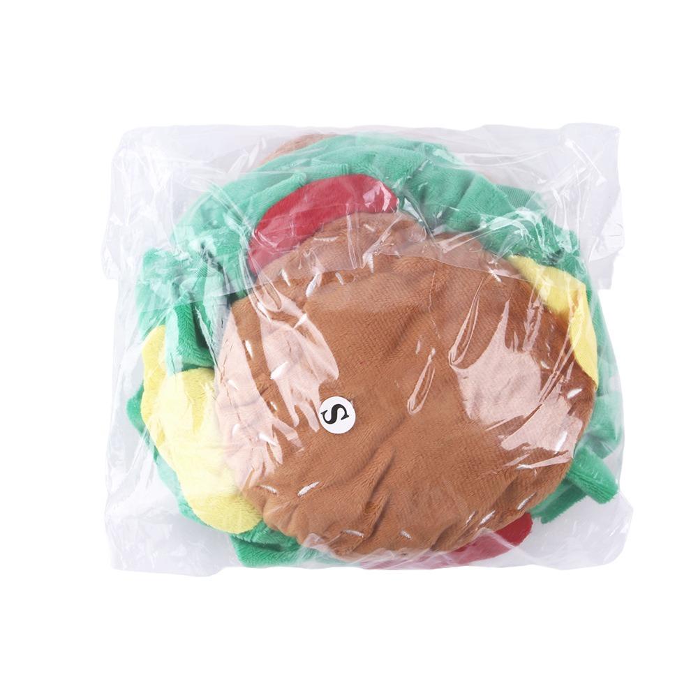 Mũ Trùm Đầu Bằng polyester Hình Hamburger Chó Mèo Dễ Thương