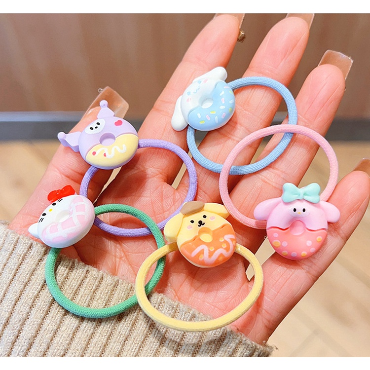 Bộ 10 Dây Cột Tóc sanrio Dễ Thương c01
