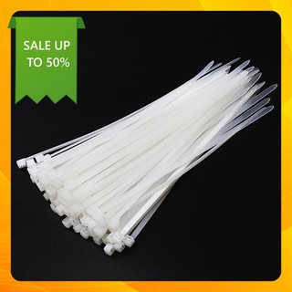Dây rút nhựa màu trắng 1 bịch 70 sợi size 20cm,25cm,30cm, day rut nhua, day thit nhua, day rut