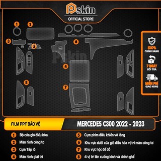 Dán Film PPF bảo vệ nội thất xe Mercedes C300 2022