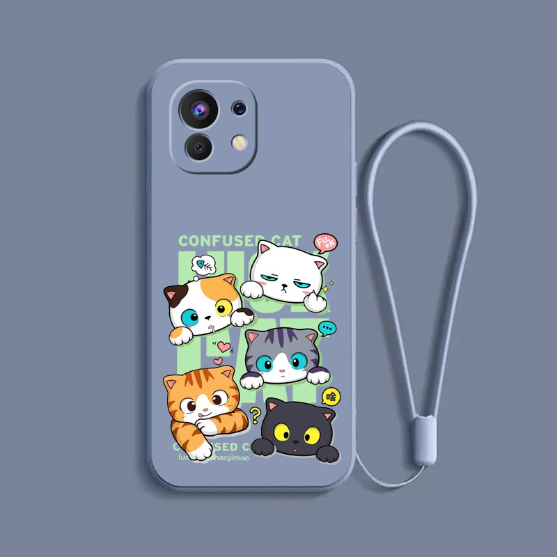 Ốp Điện Thoại tpu Mềm Hình Mèo Hoạt Hình Cho xiaomi 11 lite xiaomi 11 lite 5g ne mi 11 lite mi 11 lite 5g c_a8