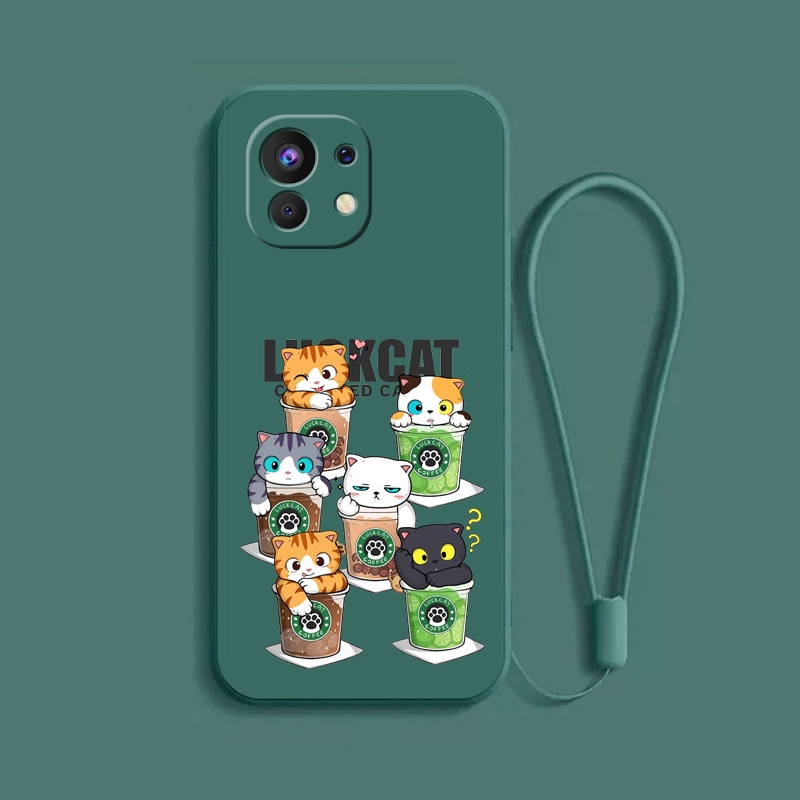 Ốp Điện Thoại tpu Mềm Hình Mèo Hoạt Hình Cho xiaomi 11 lite xiaomi 11 lite 5g ne mi 11 lite mi 11 lite 5g c_a8