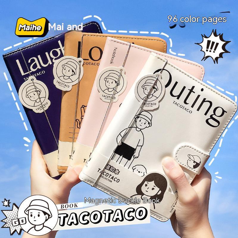 Sổ Tay Taco A5 Bìa Cứng Họa Tiết Hoạt Hình Graffiti Đơn GiảnJD CO TH