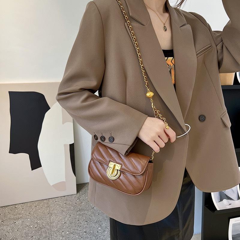 Túi xách nữ,Túi dây chuông hàng QC size 18 da mềm xịn sò - Tyvely