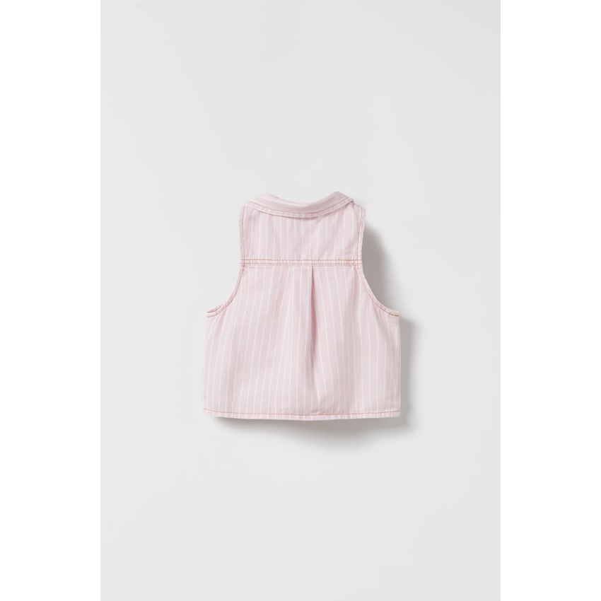 Áo sơ mi croptop Zara authentic