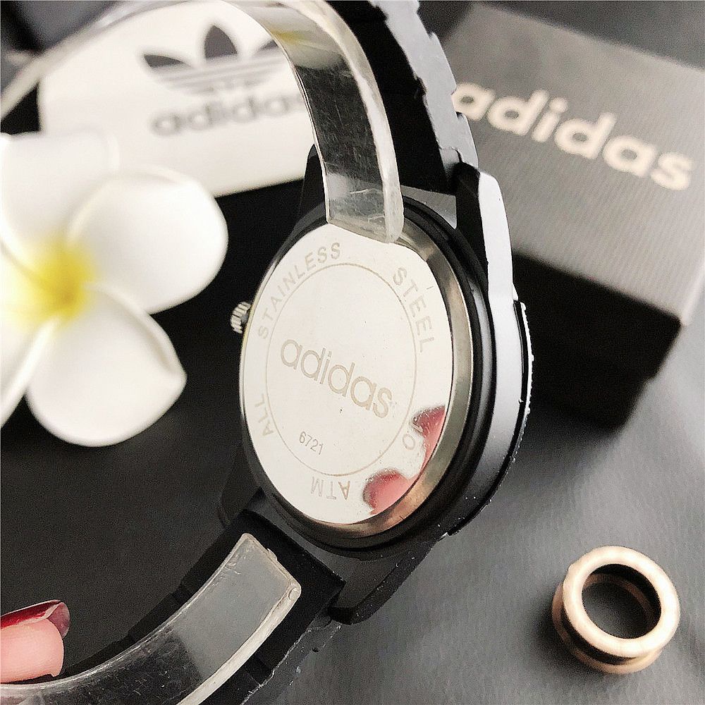 Đồng Hồ Đeo Tay adidas 2021 Dây Silicon Thời Trang Đơn Giản Thông Dụng Làm Quà Tặng Cho Bạn Gái / Bạn Trai