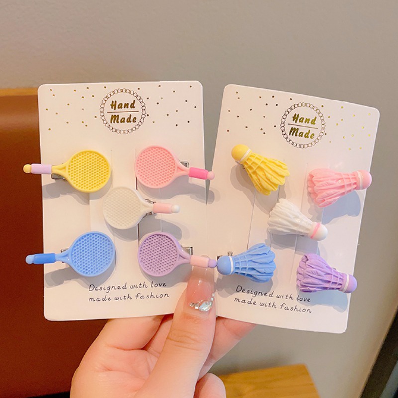 Set 2 Kẹp Tóc Mỏ Vịt mini Nhiều Màu Dễ Thương Sáng Tạo Cho Bé