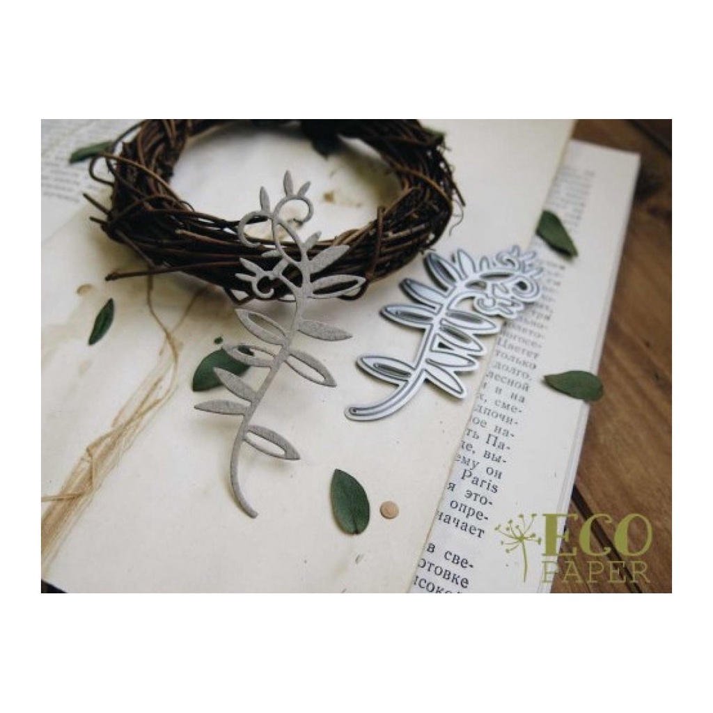 Khuôn Cắt Giấy Kim Loại Hình Lông Vũ Bướm Xinh Xắn