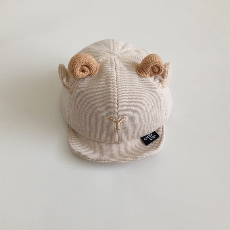 Mũ Lưỡi Trai Vải Nhung Mềm Mại In Hình Chú Gấu Dễ Thương Phong Cách Hàn Quốc Cho Bé