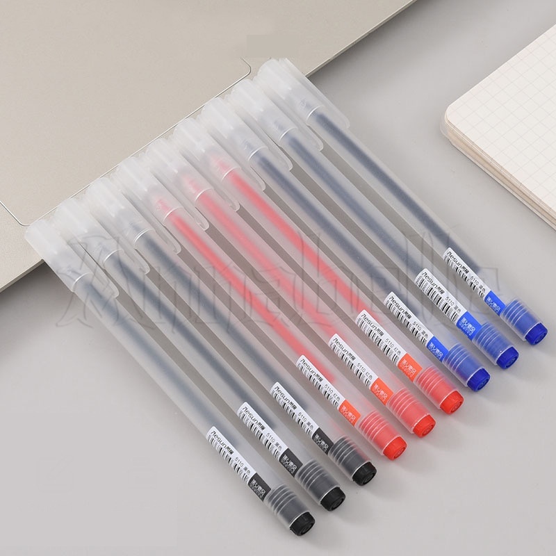 Bút Viết Khô Nhanh 3 Màu Trong Suốt Ngòi 0.5Mm Dùng Trong Văn Phòng