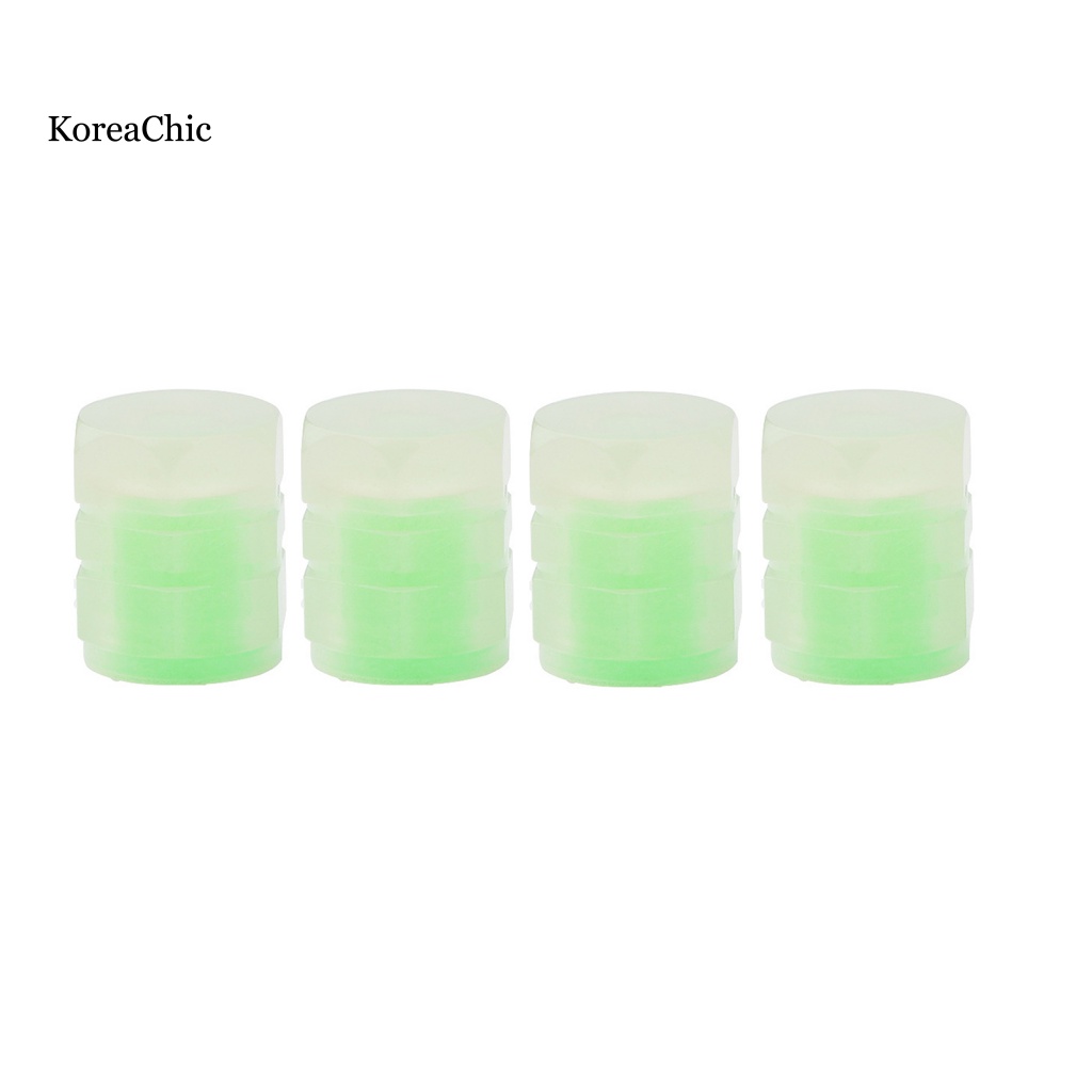 Bộ 4 Vỏ Van Bánh Xe Đạp / Xe Máy Tự Động Phát Sáng