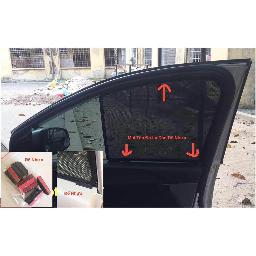 Rèm che nắng nam châm cho xe Honda BRV, bộ 4 tấm cho 4 cửa, hàng loại 1 cao cấp nhất, vừa khít kính