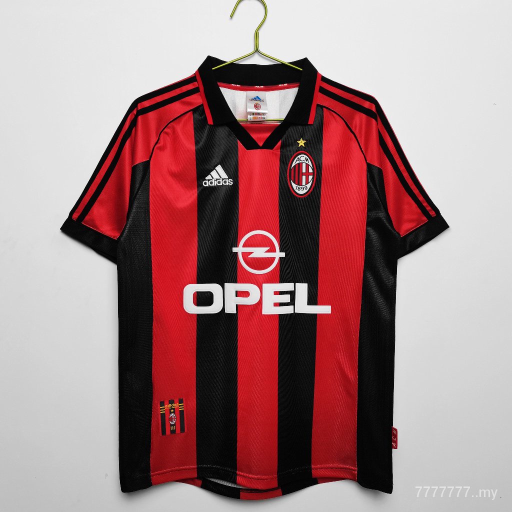 Áo Thun Số 98-99 milan Sân Nhà Phong Cách retro