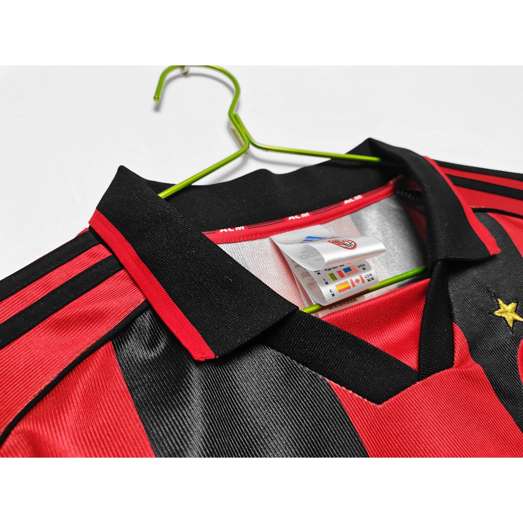 Áo Thun Số 98-99 milan Sân Nhà Phong Cách retro