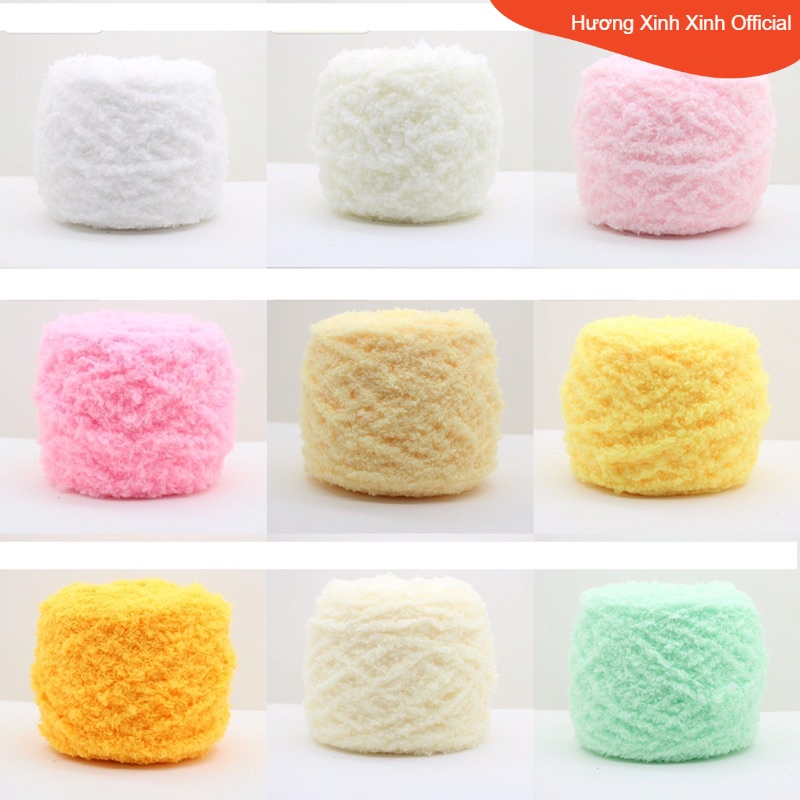 Len bông xù 100g  | Hương Xinh Xinh Official