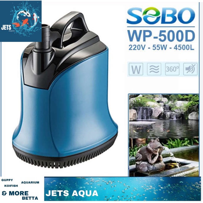 Bơm Chìm hút đáy bể cá cảnh -SoBo WP-500D, WP-600D, WP-700D | Bơm Hút Đáy Siêu An Toàn