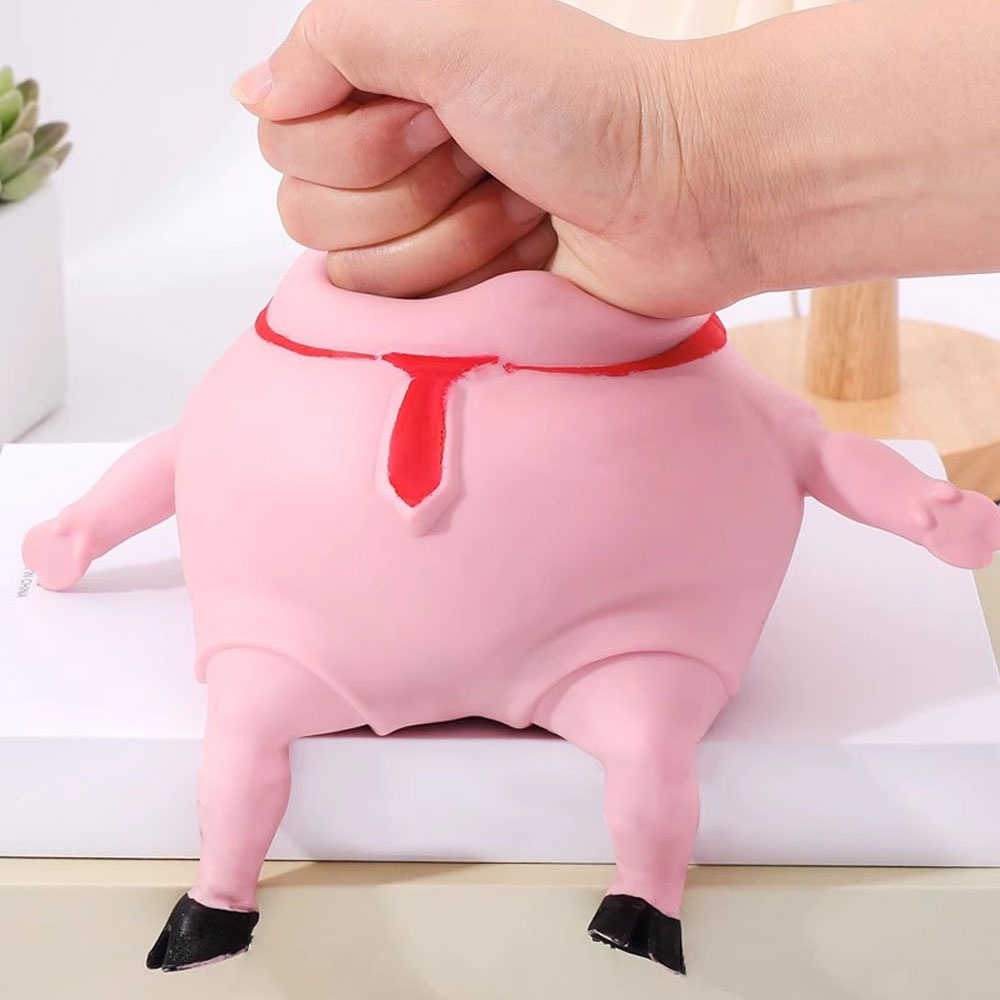 Đồ Chơi Nắn Bóp Đàn Hồi Giảm Stress Hình Chú Heo