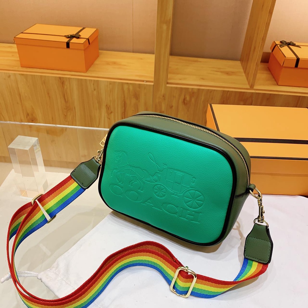 Túi Đeo Chéo Màu Sắc retro Thanh Lịch Cho Nam Và Nữ coach4140 k