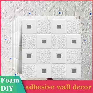 Miếng dán tường xốp dán tường 3d sốp dán tường sốp dán tường Trang trí nhà cửa Giấy Dán Tường Họa Tiết diy Trang Trí Nhà Cửa
