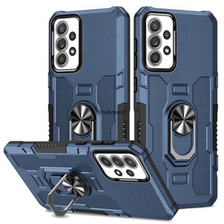 Ốp Điện Thoại For Samsung Galaxy A52 Case Samsung A52S Ốp Lưng Samsung A72 Case Samsung A13 A23 Case Samsung A33 A53 Case Samsung A73 A04S Case Samsung A04 A04E Case Samsung M13 M23 Full Protect Hard Armor Metal With Ring Stand Phone Cover Case ZH