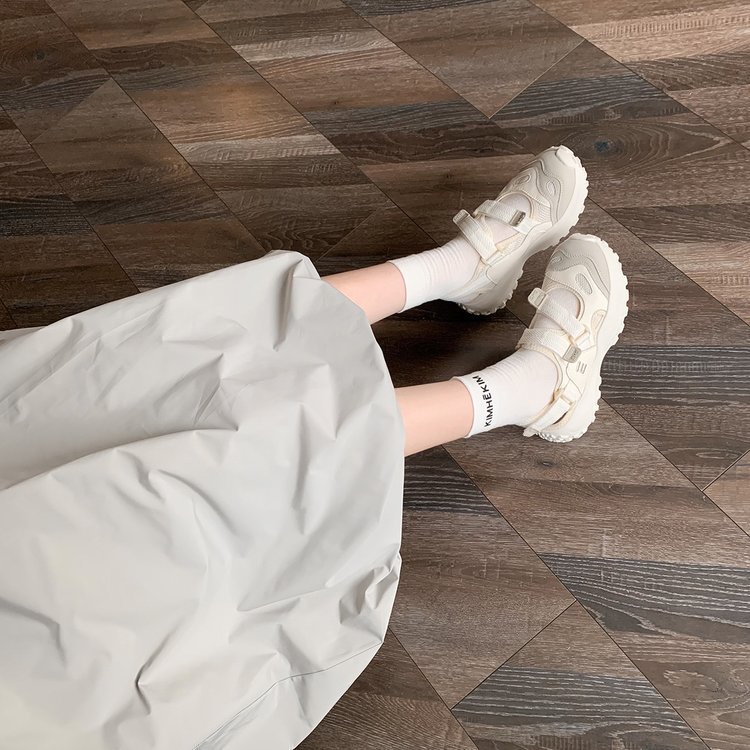 KaBaiQi Dép bánh mì guốc dép sandal nữ Màu Sắc Đơn Giản Thoải Mái Cao Gót Chống Trơn Trượt dép đế xuồng   B98G1GW 34Z230821