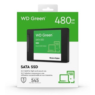 Ssd wd 480gb green 2.5'' sata; 36t