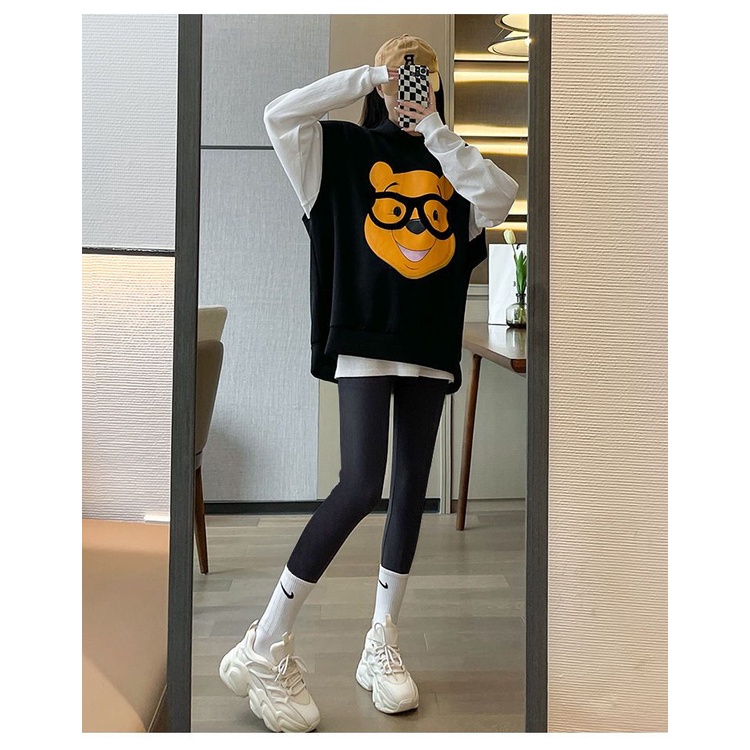 YHTN đồ bầu mặc nhà áo bầu công sở xinh tay dài Thời trang bigsize set dễ thương bộ bầu