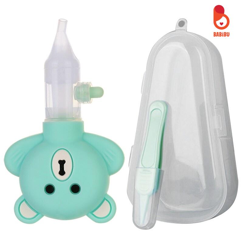 Dụng Cụ Hút Mũi Hình Gấu, Chất Liệu Silicon Dành Cho Bé Babibu - HMHG