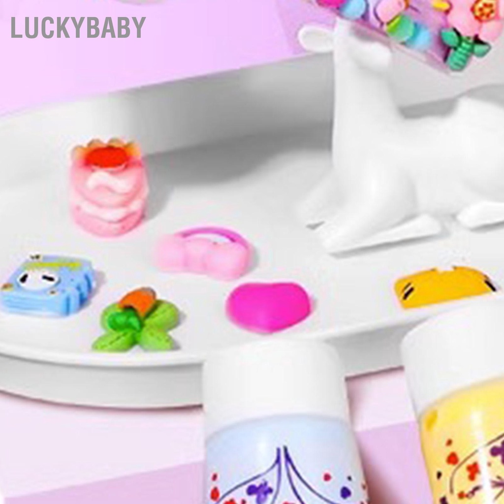 Bộ kem keo dán thẻ Goo đồ chơi DIY với hộp lưu trữ cho bé gái - HILUCKYBABY