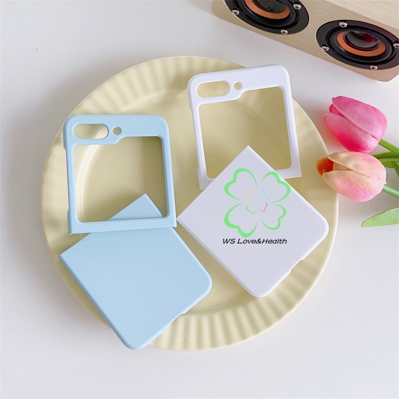 Ultra Bao Da Điện Thoại Nắp Gập Siêu Mỏng Màu Trơn Cho samsung galaxy z flip 5 z flip 4 z flip 3 galaxy z flip 5 4 3