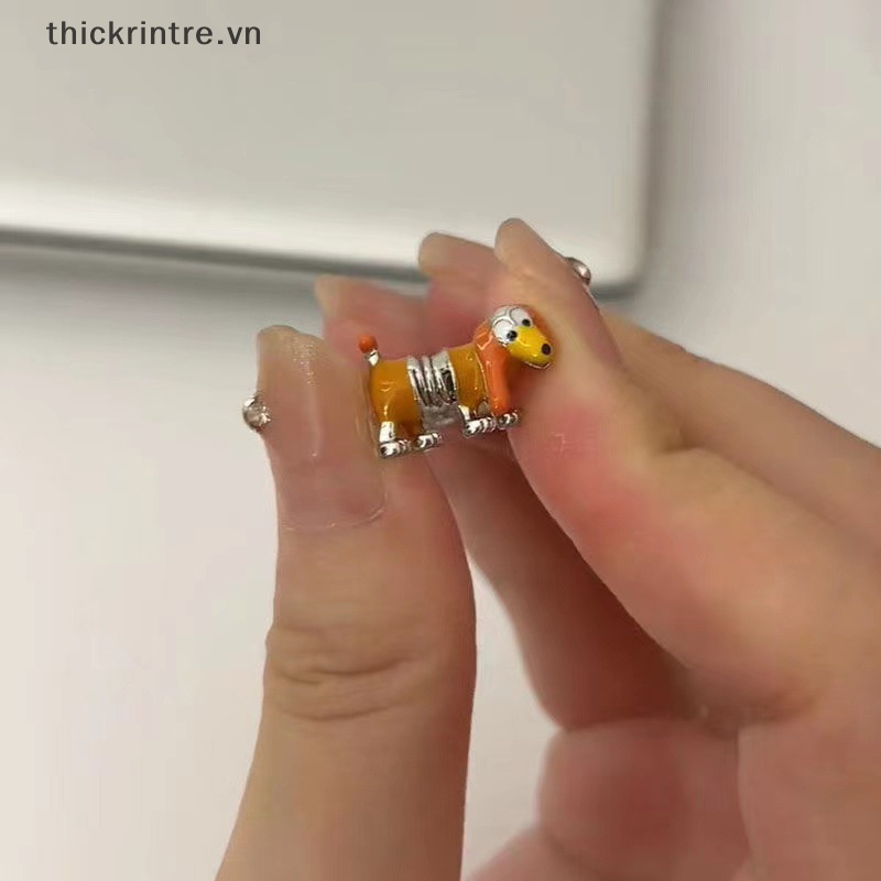 Th Nhẫn Hình Cún Hoạt Hình Dễ Thương Có Thể Điều Chỉnh Kích Cỡ Thích Hợp Làm Quà Tặng Trang Sức vn