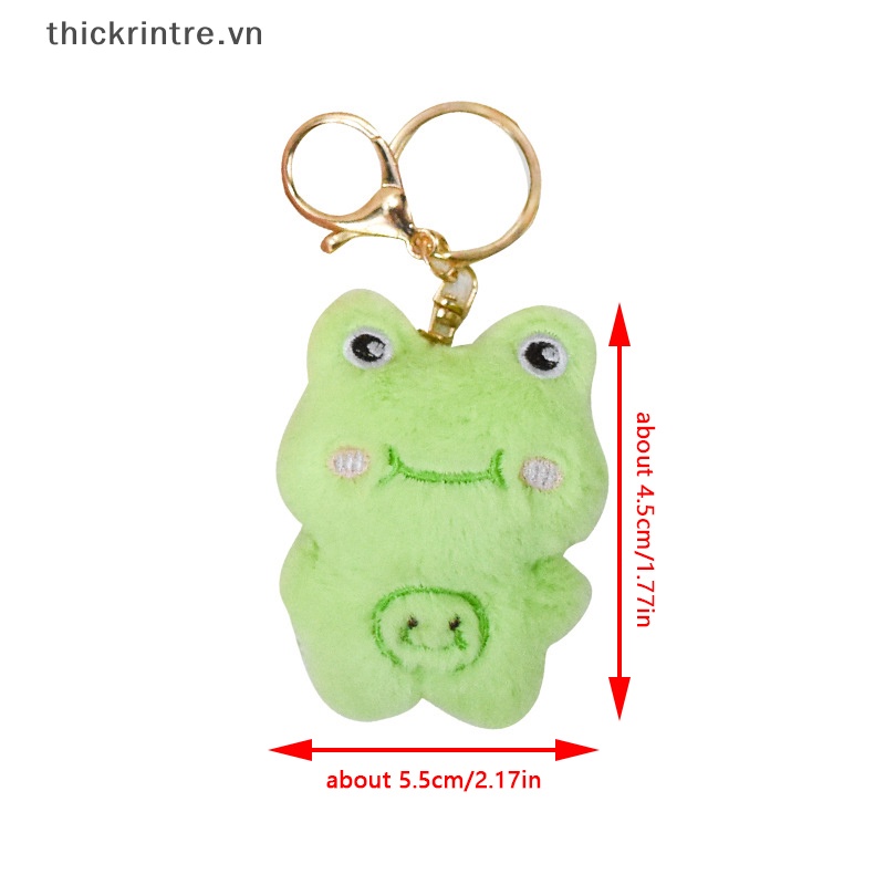 Móc Khóa Hình Gấu Trúc / Thỏ / Ếch Nhồi Bông Dễ Thương vn