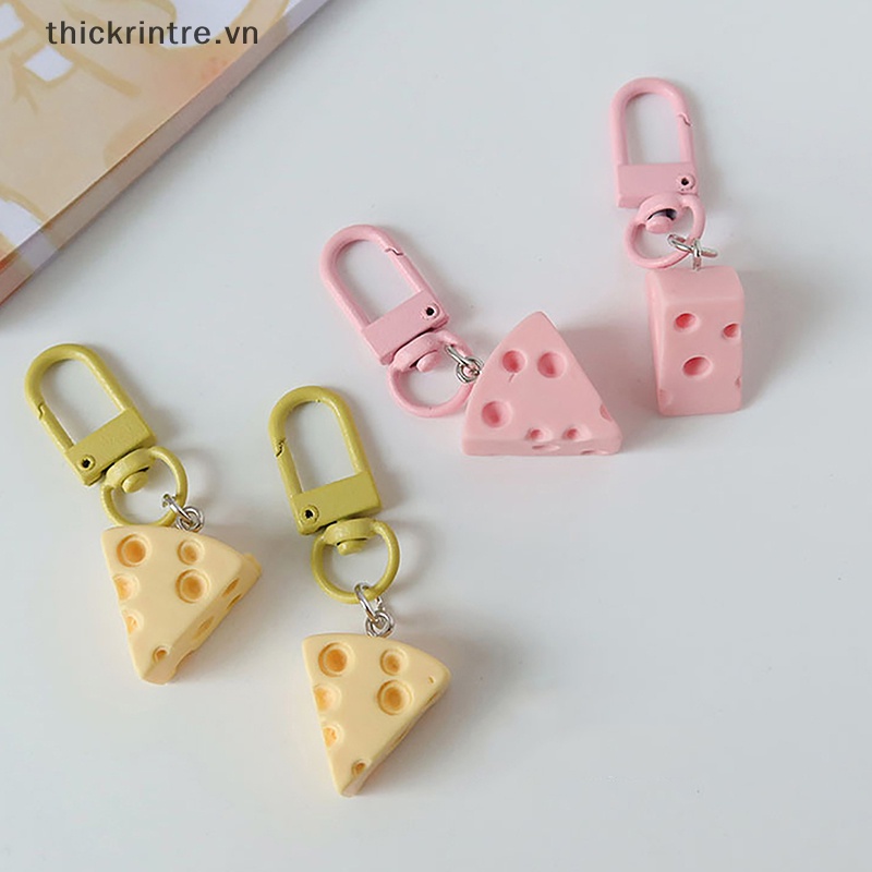 Th Móc Khóa Phô Mai Khối Pho Mát Dễ Thương Cho Nữ Sinh vn