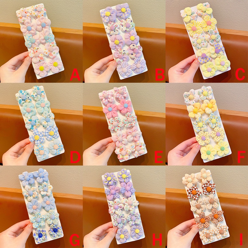 Dây Buộc Tóc Cao Su Nhỏ Đính Hoa Dễ Thương Không Đau Cho Bé Gái