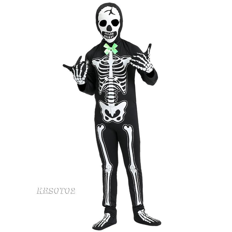 Bộ Đồ Hóa Trang Bộ Xương halloween Độc Đáo Cho Bé