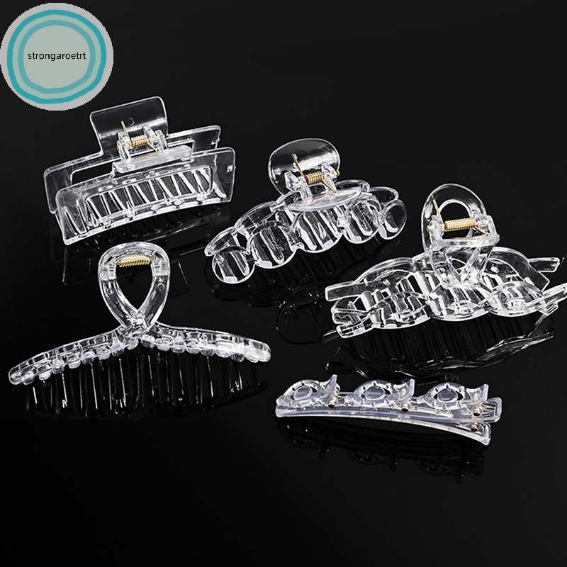 Kẹp Tóc Càng Cua Bằng Nhựa acrylic Trong Suốt diy Thời Trang Cho Nữ vn