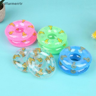 Bộ 2 phao bơi tròn hình vịt dễ thương cho nhà búp bê