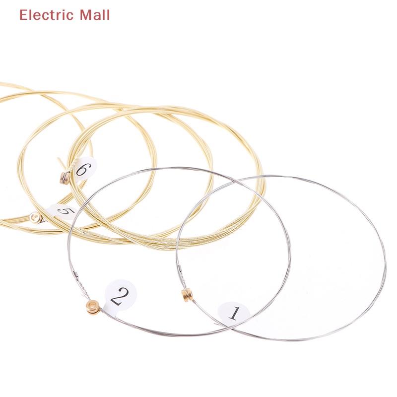 1 set 6 Dây Đàn Ghi Ta Bằng Thép Mạ Niken