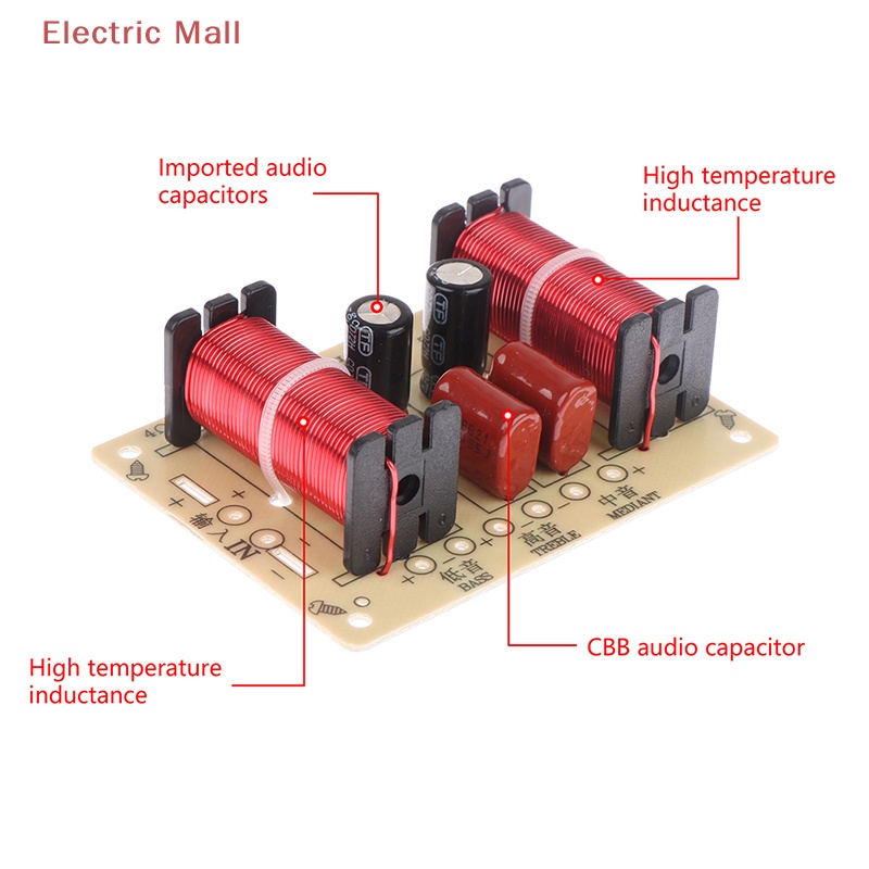 Mô Đun Chia Tần Số 3 Chiều 900-4000hz Cho Loa Âm Thanh