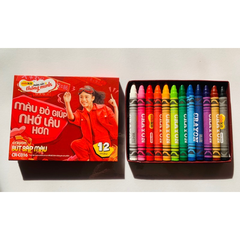 Set 12 Sáp màu Colokit Thiên Long cho bé yêu