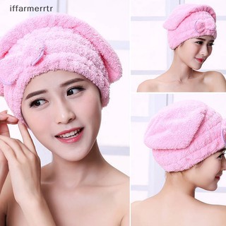Mũ Trùm Tóc Khi Tắm Nhanh Khô Đính Nơ Xinh Xắn Cho Nữ
