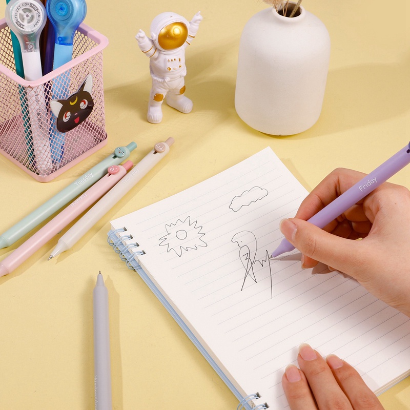 Set 5 Bút Mực Nước Màu Đen Ngòi 0.5mm