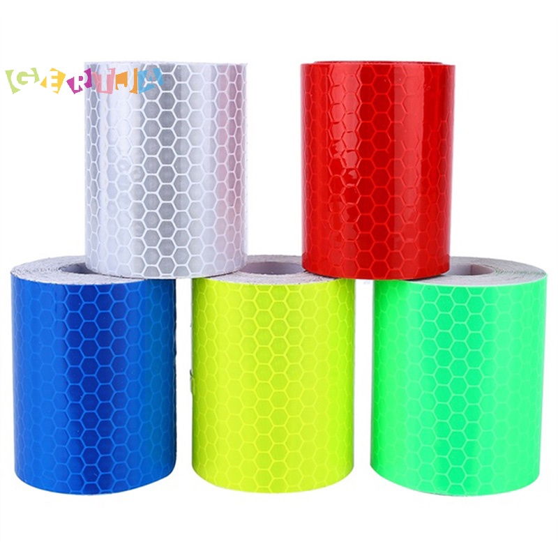 Cuộn Băng Dán Phản Quang Cảnh Báo An Toàn Cho Xe Hơi / Xe Tải Kích Thước 1m * 5cm