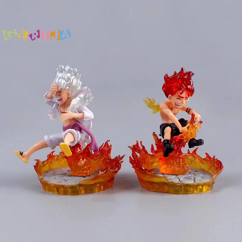 Mô Hình Nhân Vật nika luffy gear 5 Phiên Bản q Trong one piece